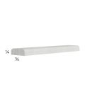 Euro White Grain 96" Batten Moulding