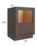 Vienna Kona Brown 24" Base Microwave Cabinet