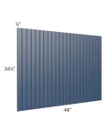 Portland Navy Blue Bead Board Panel