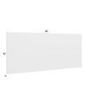 Euro Gloss White Finished Panel 96" x 42" x 3/4"