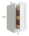 Charlotte White 9" Spice Base Cabinet