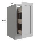 Charlotte Grey 12" Spice Base Cabinet