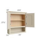 Stratton Khaki Shaker 21x26 Bathroom Wall Cabinet