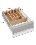 Midtown Blue Shaker Small Cutlery Divider (Trimmable)