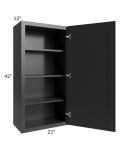 Kingston Steel Grey Shaker 21x42 Wall Cabinet 