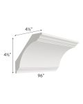 Vienna Cloud Large Cove Crown Molding