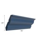 Portland Navy Blue 96" Crown Molding