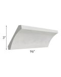 Heather Grey Shaker Cove Crown Molding