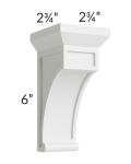 Charlotte White Small Decorative Corbel
