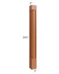 Lexington Cinnamon Glaze Decorative Corner Post
