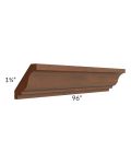 Cambridge Saddle Glaze 96" Crown Molding (1.75" Height)