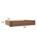 Cambridge Saddle Glaze 30" Desk Knee Drawer (trimmable)