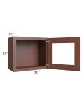 Cambridge Saddle Glaze 21x18 Decorative Wall Cabinet