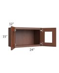 Cambridge Saddle Glaze 24x15 Decorative Wall Cabinet