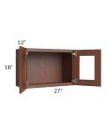 Cambridge Saddle Glaze 27x18 Decorative Wall Cabinet