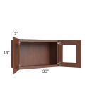 Cambridge Saddle Glaze 30x18 Decorative Wall Cabinet