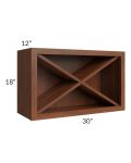 Cambridge Saddle Glaze Wall X-Wine Rack Kit 