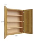 Heritage Amber Shaker 33x42 Wall Cabinet