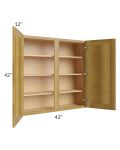 Heritage Amber Shaker 42x42 Wall Cabinet