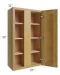 Heritage Amber Shaker 27x42 Blind Corner Wall Cabinet - Out of stock through April