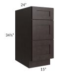 Brazilian Shaker 15" Drawer Base Cabinet