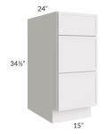 Vienna Cloud 15" Drawer Base Cabinet