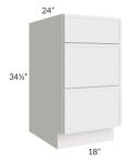 Vienna Cloud 18" Drawer Base Cabinet