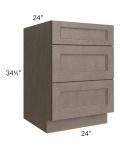Providence Natural Grey 24" Drawer Base Cabinet