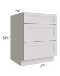 Salem Light Grey 27" Drawer Base Cabinet