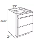 Tuscan 33" Drawer Base Cabinet
