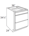 Union 36" Drawer Base Cabinet 