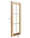 Prairie Shaker 27x42 Diagonal Corner Mullion Door (cabinet not included) - Out of stock through mid April