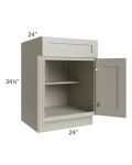 Kingston Pearl Grey Shaker 24" Base Cabinet