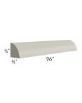 Kingston Pearl Grey Shaker 8' Shoe Molding