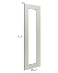 Kingston Pearl Grey Shaker 12x42 Glass Door Only