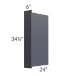 Midtown Indigo Shaker 6" Appliance End Panel