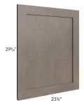 Tuscan Stone Clear Glass Door for a 24x36 Diagonal Corner Wall Cabinet (Cabinet Sold Separately)