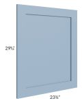 Sky Blue Shaker 24" Base End Decorative Door