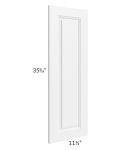 Dakota White 12x36 End Decorative Door
