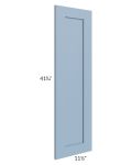 Sky Blue Shaker 12x42 End Decorative Door