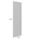 Dove Grey Shaker 24x90 Decorative Panel for a 24x90 Wall Pantry