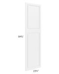 Dakota White 24x90 Decorative Panel for a 24x90 Wall Pantry