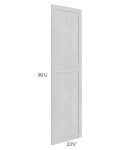 Heather Grey Shaker 24x96 Decorative Panel for a 24x96 Wall Pantry