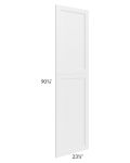 Providence White 24x96 Decorative Panel for a 24x96 Wall Pantry 