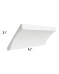 Metro White 96" Cove Crown Molding