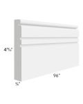 Metro White 96" Base Molding