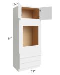 Metro White 33x84x24 Oven Cabinet 