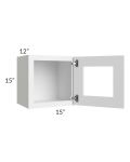 Metro White 15x15 Decorative Wall Cabinet 