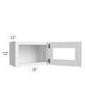 Metro White 18x12 Decorative Wall Cabinet 