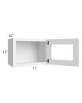 Metro White 21x15 Decorative Wall Cabinet